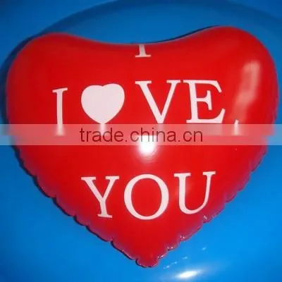 PVC inflatable toy heart cartoon