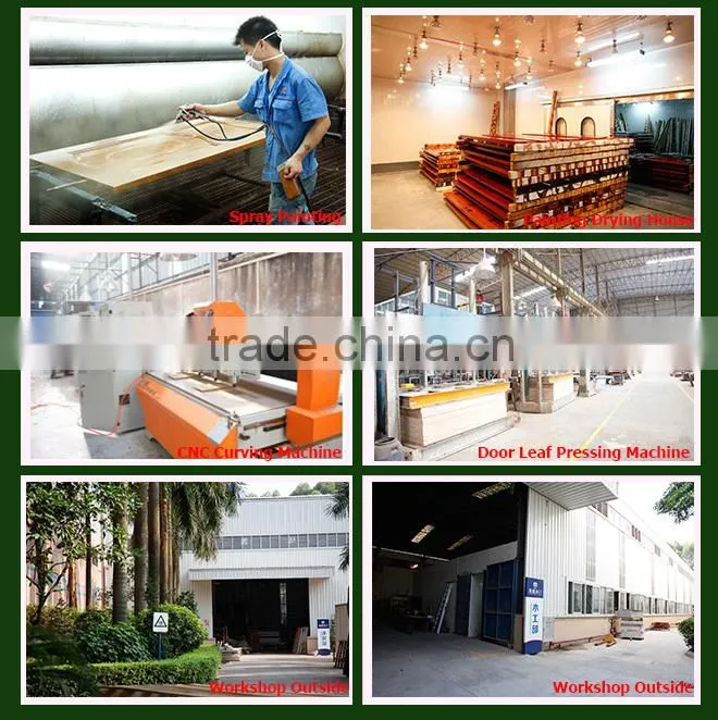 special flower carving used solid wood interior doors design