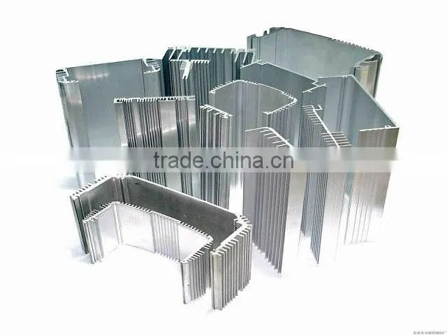 color anodized extruded aluminum electronic enclosures/ car inverter shell /extruded profile made in china