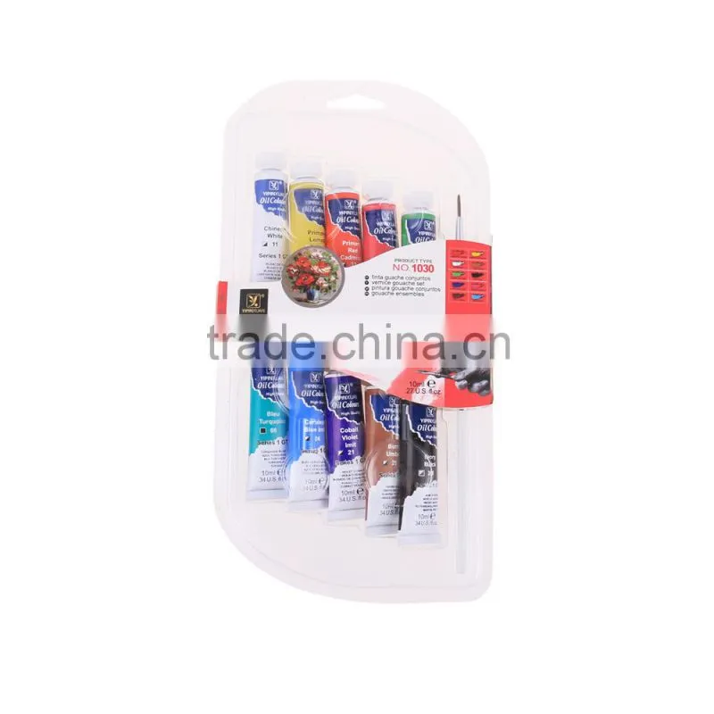 High Quality Wholesale 10 Colors Glass Paint Set