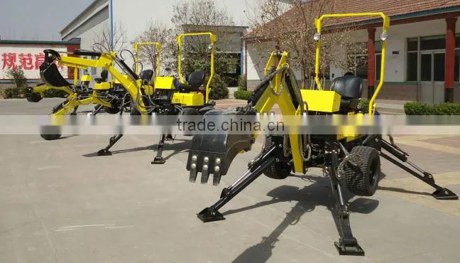 The China largest manufacturer for small backhoe with wheel