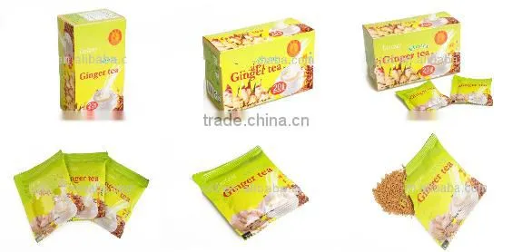 HOT SALE TEA 7G*12SACHETS/BOX*24/CARTON HONEY GINGER TEA INSTANT TEA