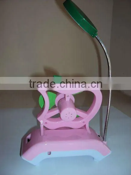Multifunctional mini fan with light