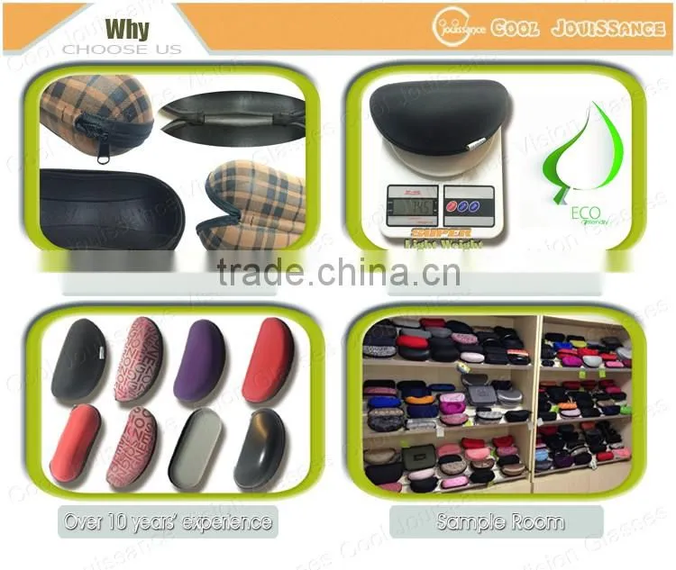 Hot selling glasses case china good quality EVA plastic glasses