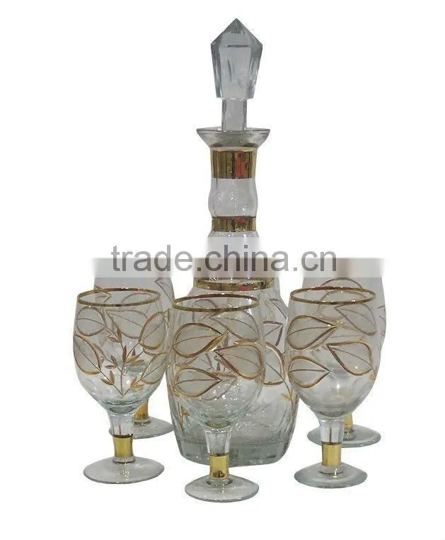 Clear Glass Wine Set