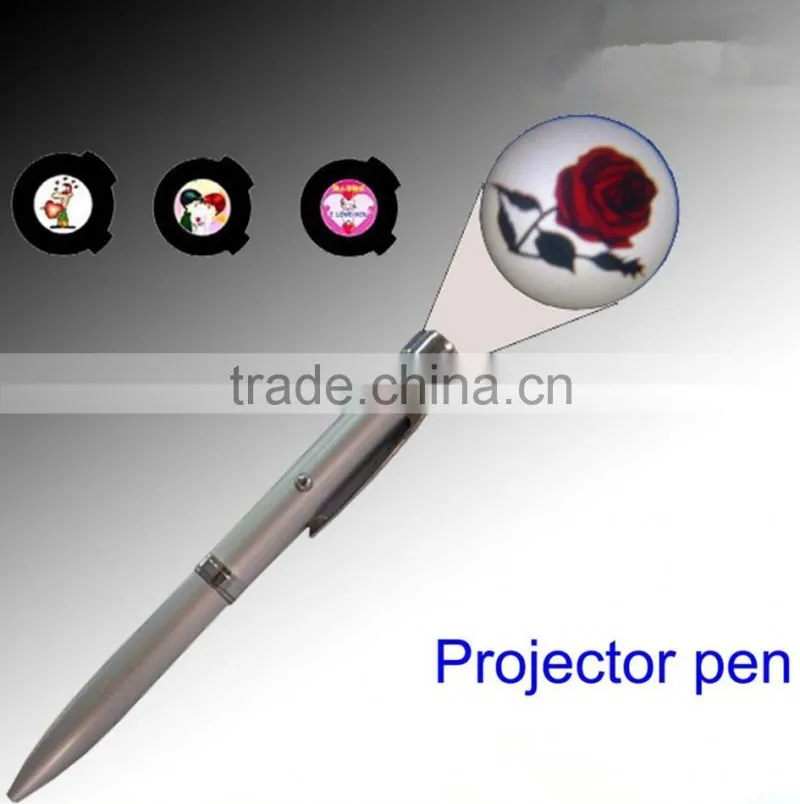 High quality Led projector pen , Metal Pen With Customize Logo