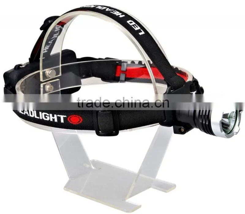 2015 China Wholesale Best Sell Outdoor Plastic And Aluminum Led Headlamp With Rechargeable Function T6 Led Headlamp