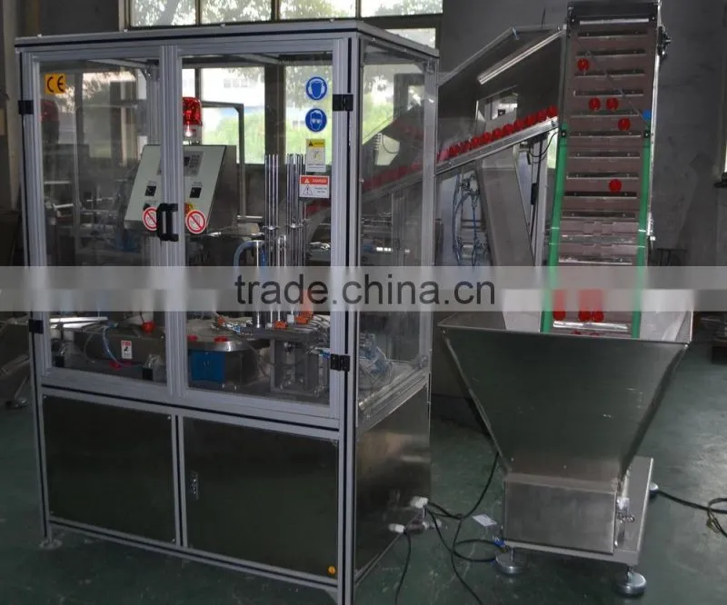 Gasket into capping machine for PET cap