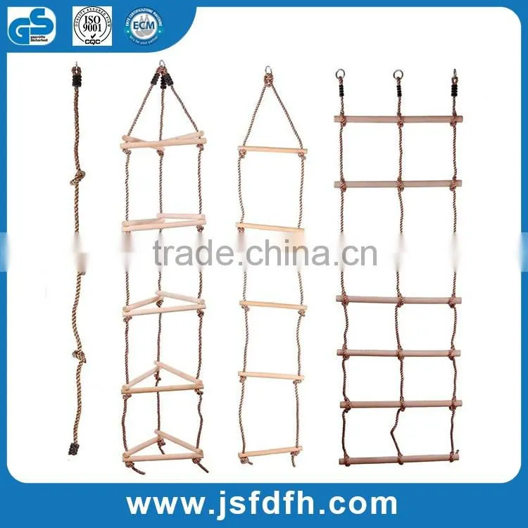 2016 Bestseller Outdoor Safety Climb Ladder Children Climbing Ladder For Kids