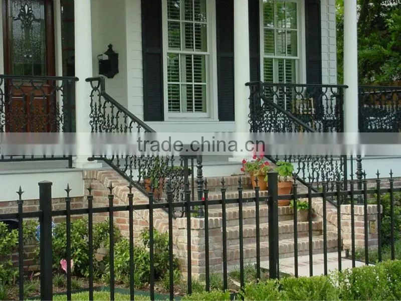Top-selling classical wrought iron garden fencing design