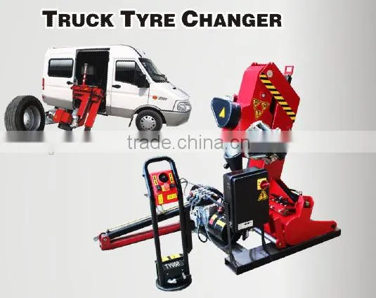 mobile truck tire changer in cars/SUV