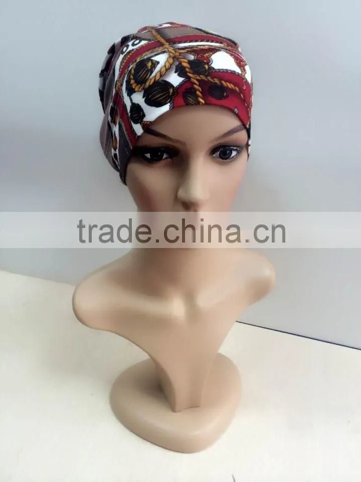 C073 new style print tube underscarf,muslim hats