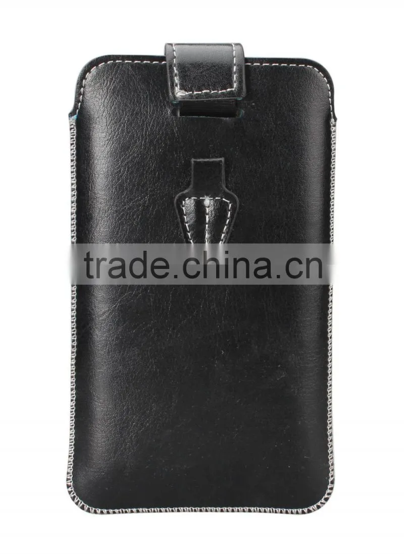 NEW fashion leather phone pouch pocket by high quality denims and PU