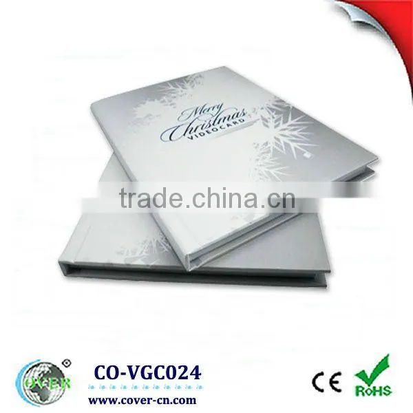 4.3 inch Custom TFT LCD Christmas Video Greeting Card for Wedding invitation