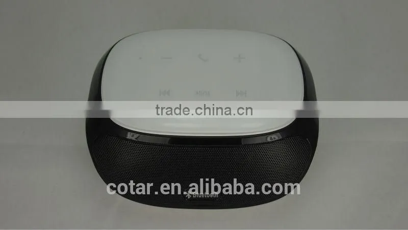 2016 New Design Wireless NFC Optional Bluetooth Touch Screen Speaker With FM Radio TF Card