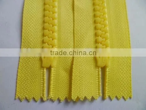 8# plastic resin zipper close end zipper pipa puller auto-lock zipper slider garment zipper