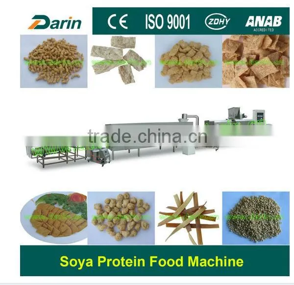 Low Fat Healthy Soya Protein Processing Line With CE