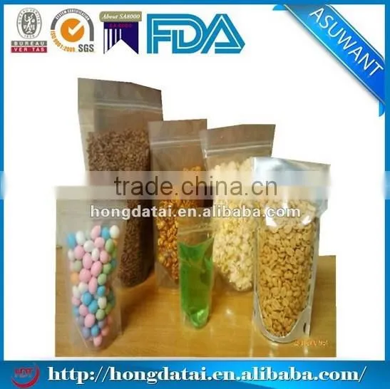 Wholesale machine price zipper plastic foil bag