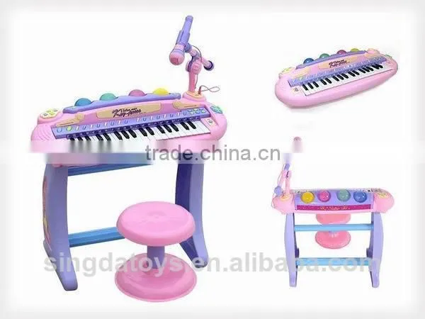 2014 Newest Funny Kids Electronic organ Toy With Microphone & Chair