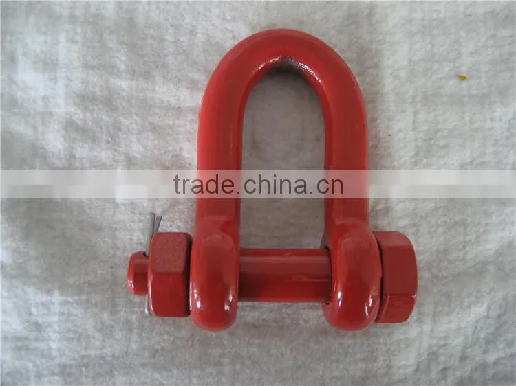 Chain D Type Shackle With Round Pin