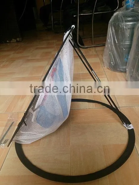 Golf Hitting Net Mouth Chipping Training Equipment Fit Golf Bag Home Pop Up 24in
