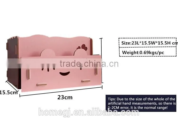 HOME-GJ hot sale pink decorative storage boxes wholesale, exquisite design makeup storage box