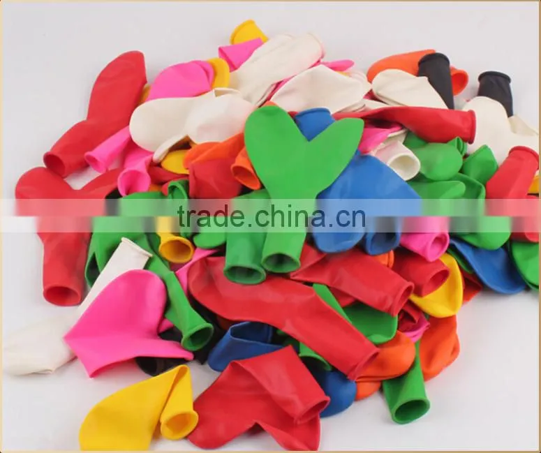 Customize logo printed heart shape natural latex balloons