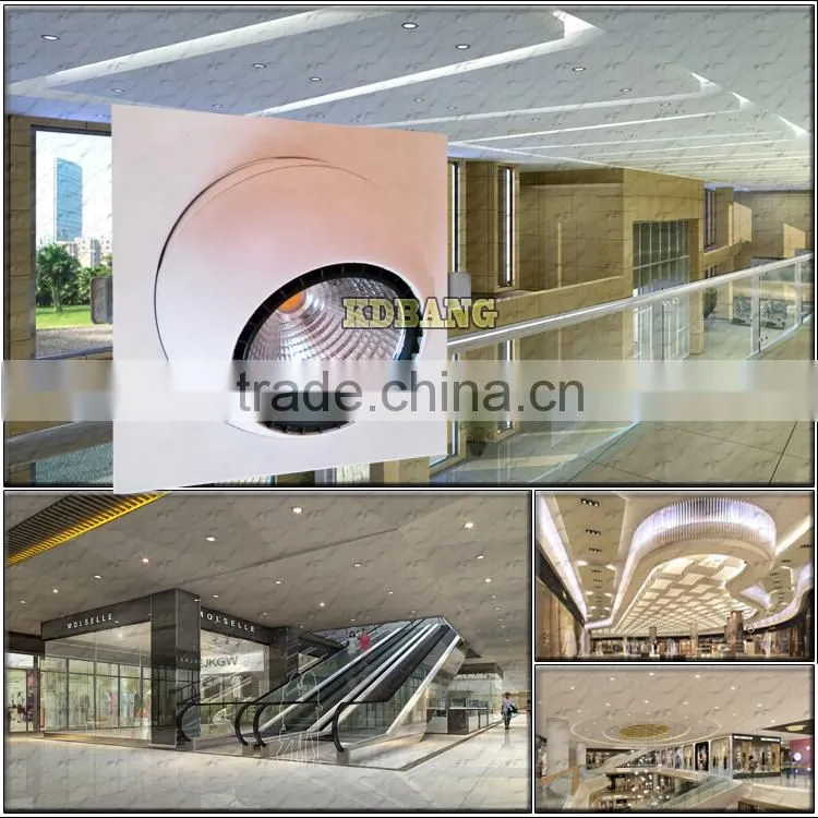 Rotate downlight 30w square led spot lamp
