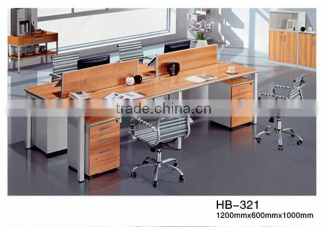 Metal leg melamine board beauty salon workstation