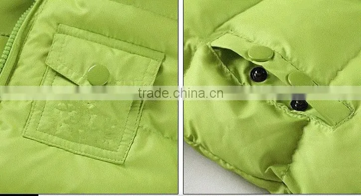 2016 Latest model of baby Winter wear down jacket and pant set