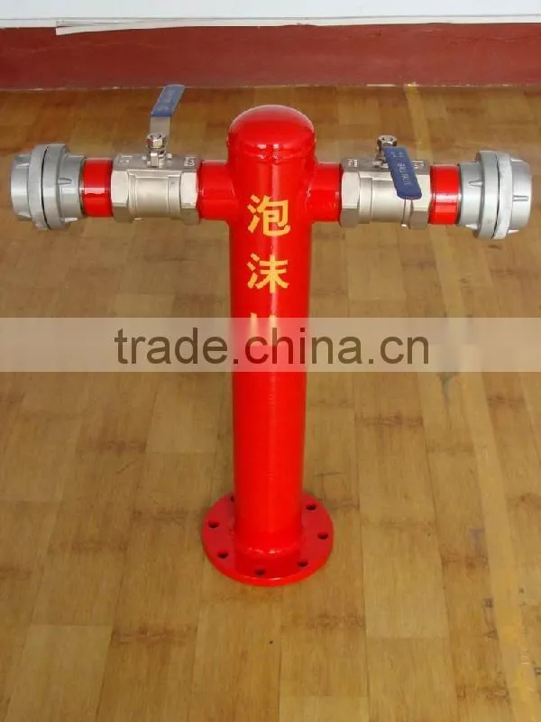 Patented products PS100/65x2 foam hydrants My company won the national patent certificate