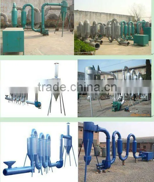 Hot air type small sawdust dryer