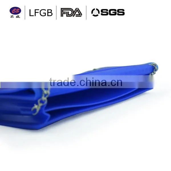 Hot sale Alibaba highly popular blue fashion silicone shopping bag