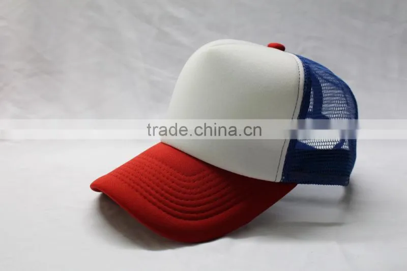 Different matching plain trucker caps in wholesale