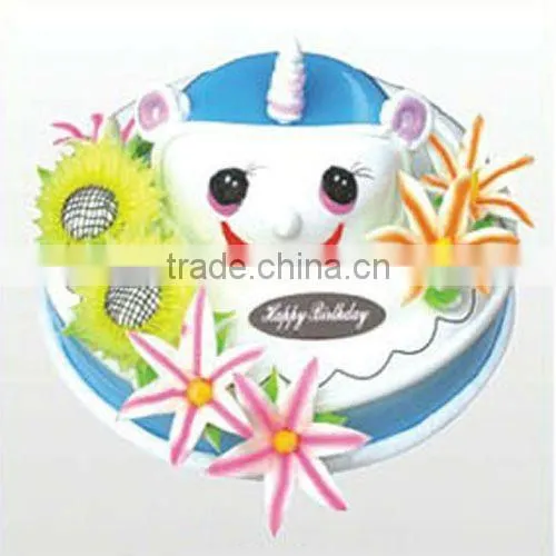 Plastic Simulation cartoon shaped fabulous birthday Cake