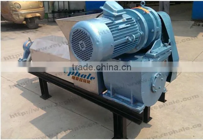 Double screw coffee grounds pressing machine with SUS304