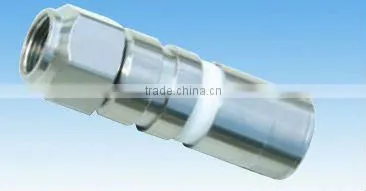 F compression connector