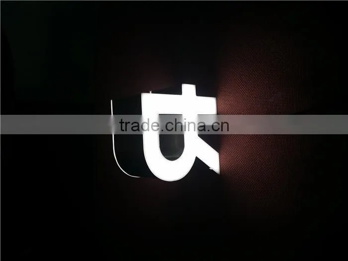 double side lighted acrylic led custom sign