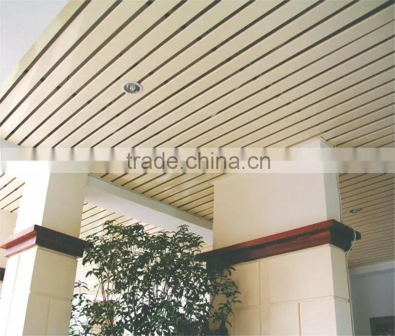 Rust Proof Customized Aluminum/Metal B Shaped Strip Linear Interior Ceiling