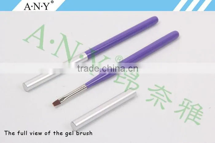 ANY Nail Art Beauty Design Wood Handle Nylon Hair Decorative Nail Brush Gel Painting