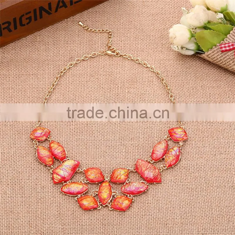 Wholesale new simple luxuriant resin china fashion jewelry sets