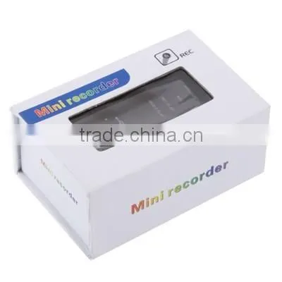 Built in rechargeable Lithium-ion Battery Digital Voice Recorder MP3 Player with 4GB Memory