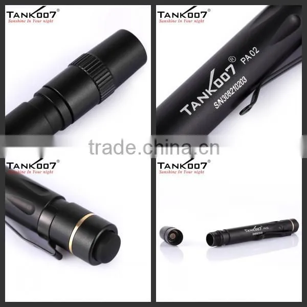 TANK007 Promotional Gift LED pen torch light/LED pen flashlight/mini pen torch PA02