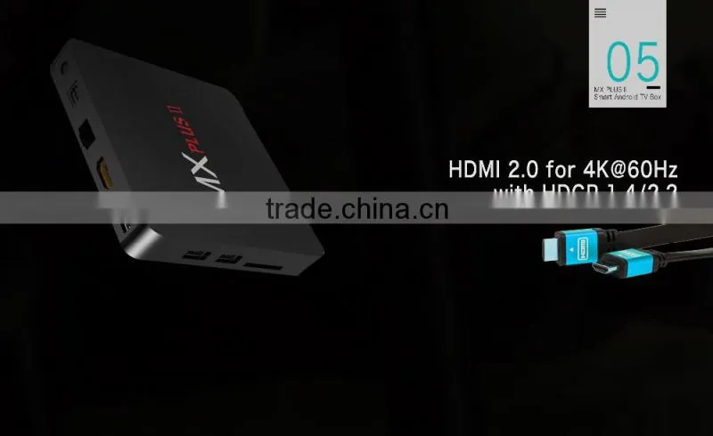 Roofull Newest MX Plus Ram 1g Rom 8g Quad Core MX Plus Ii Android TV Box MX Plus 2 RK3229 TV Box