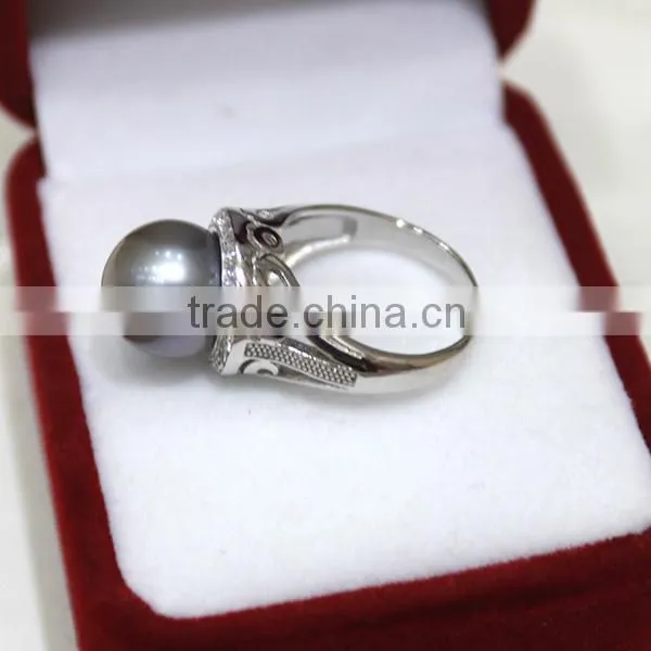 advanced pearl jewelry natural pearl ring real 925 silver ring
