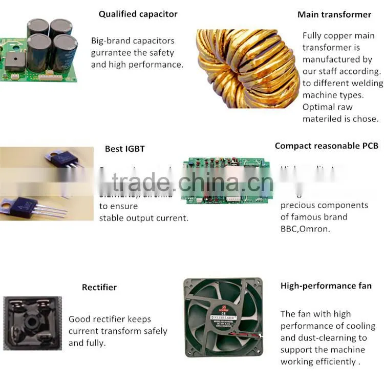 Plastic panel MMA welding maching portable DC welder MMA-180A