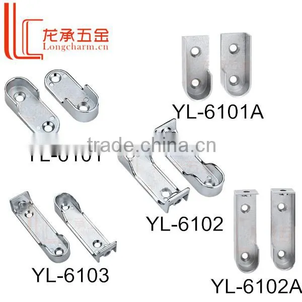 Specialty clothing block for Hanging Rails /GB zinc alloy hanging rails from furniture fitting supplier