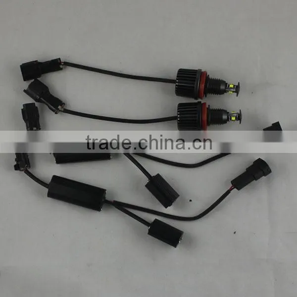 angel eye with H8 40w led headlight car angel eyes light high power 12v led marker lamp for bmw e92 e93 e60 e61