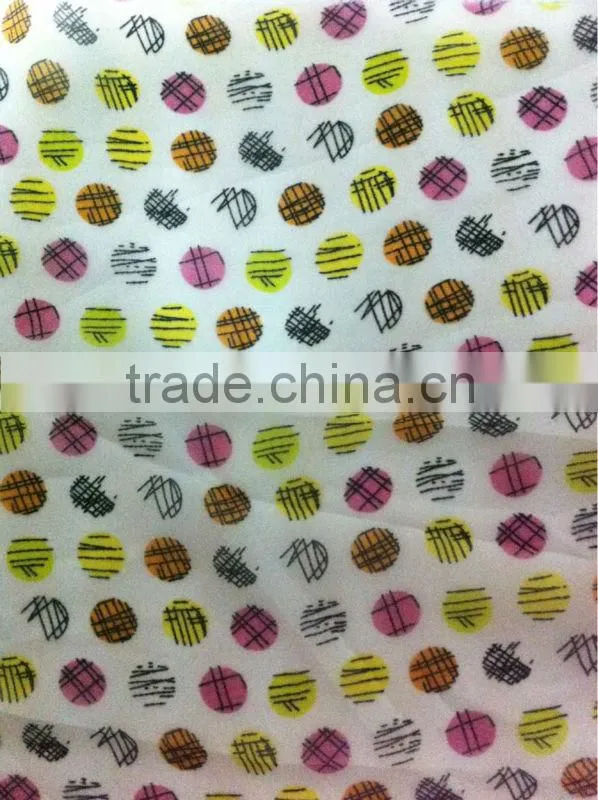US$ 1/M up Chiffon Print Fabric Textile Stock Stocklot039