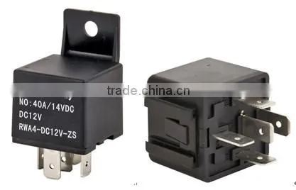 Ronway factory hot selling 12volt 30A 40A SPDT socket 5pin wire harness auto relay